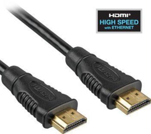 KABEL propojovací HDMI M - HDMI M, 1.5m, dual shielded+ethernet, standard 1.4 HQ