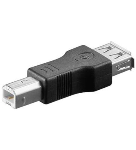 KABEL USB redukce USB A(M) - USB B(F)