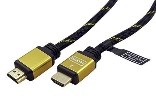 KABEL HDMI High speed+ethernet 1.4, 5.0m zlacené konektory ROLINE - AGEMcz