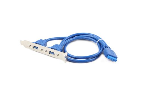 Kabel USB přídavné porty do MB 2x USB 3.0 blue GEMBIRD