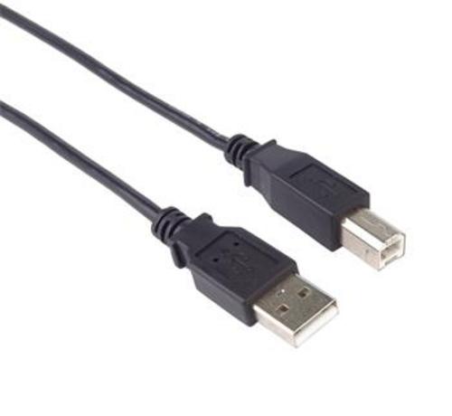 KABEL USB A-B 2.0m 2.0 480Mb/s - černý High Quality
