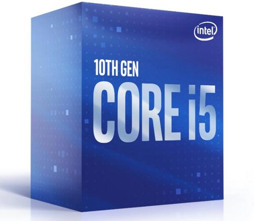 INTEL cpu CORE i5-10400 socket1200 Comet Lake BOX 65W 10.generace (s chladičem, 2.9GHz turbo 4.3GHz, 6x jádro, 12x vlákno, 12MB cache, pro DDR4 do 2666, grafika UHD 630)