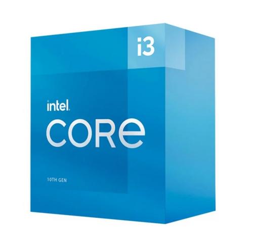 INTEL cpu CORE i3-10105 socket1200 Comet Lake BOX 65W 10.generace (s chladičem, 3.7GHz turbo 4.4GHz, 4x jádro, 8x vlákno, 6MB cache, pro DDR4 do 2666, grafika UHD 630)
