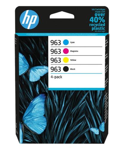 HP 6ZC70AE náplně č.963 CMYK (4pack = černá + CMY)