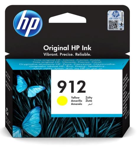HP 3YL79AE náplň č.912 žlutá yellow inkoustová kazeta (cca 315 stran) OfficeJet 8012e, 8013, 8022e, 8023