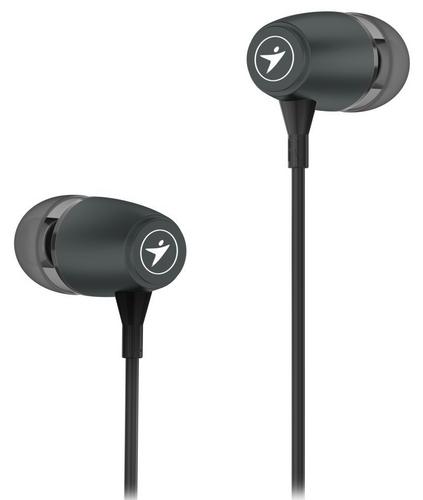 GENIUS sluchátka HS-M318 headset , single jack, kovově šedé