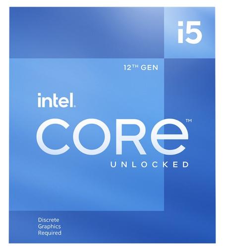 INTEL cpu CORE i5-12600KF socket1700 Alder Lake BOX 125W/150W 12.generace (bez chladiče, od 2.8GHz do 4.9GHz, 10x jádro, 16x vlákno, 20MB cache, pro DDR4 do 3200, pro DDR5 do 4800) - AGEMcz