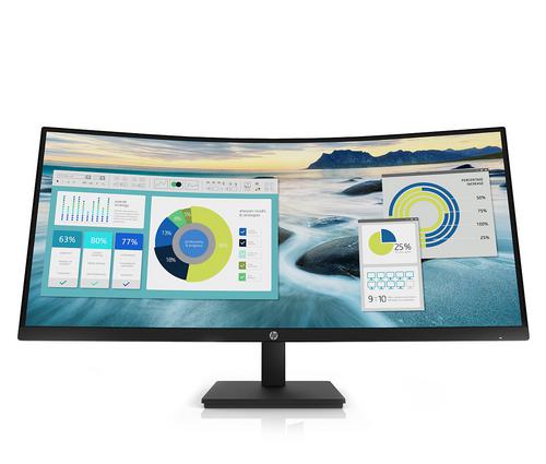 HP LCD P34hc G4 WQHD 34" VA monitor 34palců prohnutý matný, 3440x1440, 5ms, VA, 250cd, repro (1x HDMI, 1x DPort, USB-C) - AGEMcz