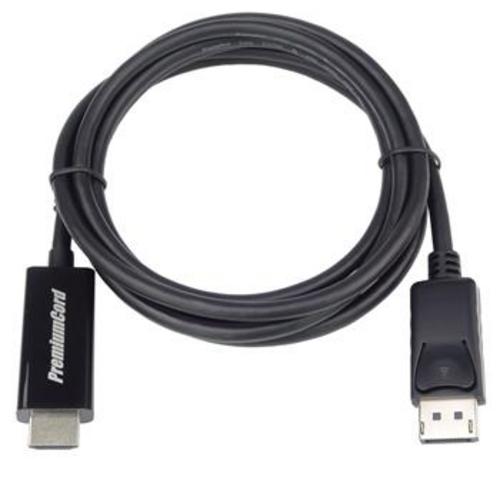 Kabel DisplayPort 1.2 na HDMI 2.0 kabel pro rozlišení 4Kx2K@60Hz, 2m - AGEMcz