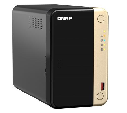QNAP TS-264-8G TurboNAS server s RAID, fix 8GB DDR4, pro 2x 3,5/2,5in SATA3 HDD/SSD (1x HDMI, 2x USB3 + 2xGLAN)