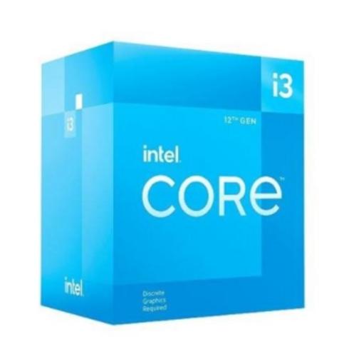 INTEL cpu CORE i3-12100F socket1700 Alder Lake BOX 58W/89W 12.generace (od 3.3GHz do 4.3GHz, 4x jádro, 8x vlákno, 5MB cache, pro DDR4 do 3200, pro DDR5 do 4800), virtualizace