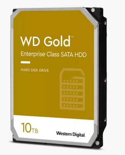 WDC WD102KRYZ hdd GOLD 10TB CMR SATA3-6Gbps 7200rpm 256MB RAID (24x7 do serveru)
