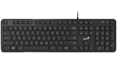 GENIUS klávesnice Slimstar M200 drátová, USB, CZ+SK layout, černá