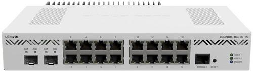 MIKROTIK Cloud Core Router, CCR2004-16G-2S+PC - AGEMcz