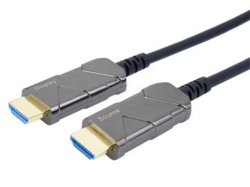 KABEL Ultra High Speed HDMI 2.1 optický fiber kabel 8K@60Hz,zlacené 50m - Novinky AGEMcz