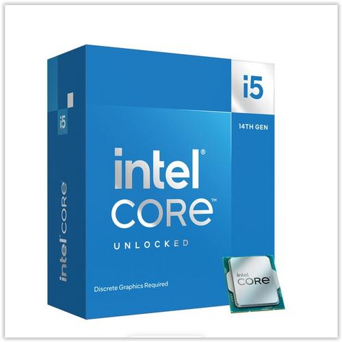 INTEL cpu CORE i5-14600KF socket1700 Raptor Lake BOX 125W/181W 14.generace (bez chladiče, od 2.6GHz do 5.3GHz, 14x jádro, 20x vlákno, 24MB cache, pro DDR4 do 3200, pro DDR5 do 5600) - AGEMcz