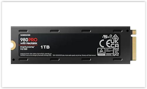 SAMSUNG 980 PRO s chladičem PCIe 4.0 NVMe SSD M.2 1TB PCIe 4.0 x4 NVMe 1.3c - Doprodej AGEMcz