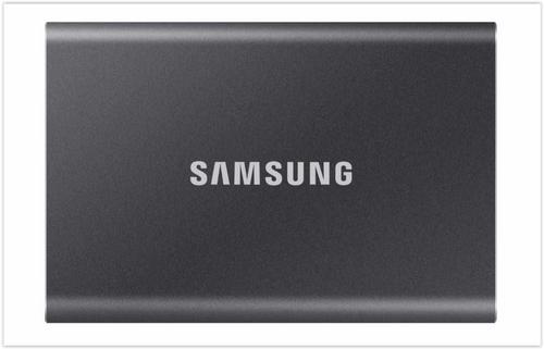 SAMSUNG T7 externí ssd 500GB USB3.2 Gen2 (tmavě šedý) - Doprodej AGEMcz