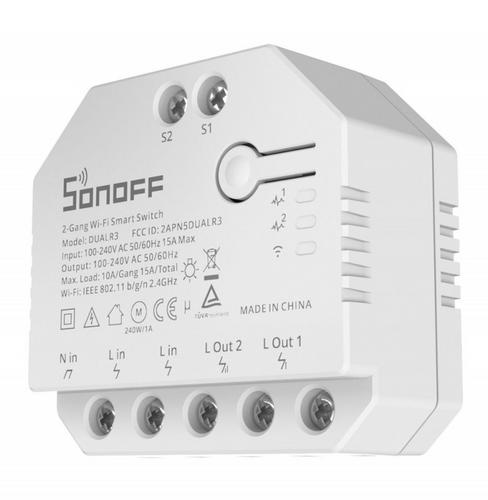 SONOFF (DUAL R3) Smart Switch, smart integrovaný spínač, WiFi switch. eWeLink