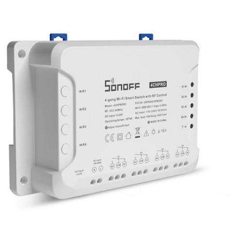 SONOFF (4CH R3) Smart Switch, 4 kanály, smart integrovaný spínač, WiFi switch. eWeLink