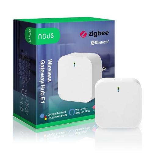 NOUS E1, Smart Wireless Gateway, ZigBee/WiFi, Smart brána, kompatibilní s Tuya