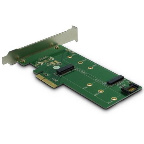 INTER-TECH KT015 řadič PCIe pro 2x M.2 SSD