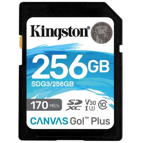 KINGSTON SD card SDXC 256GB Canvas Go! Plus