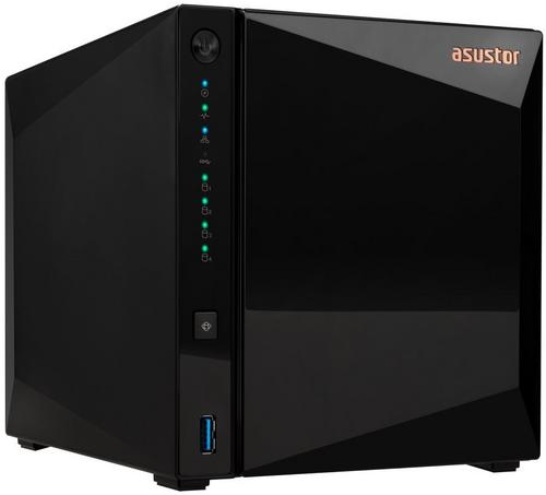 ASUSTOR DRIVESTOR 4 PRO (AS3304T v2) datové úložiště NAS, 4× 2,5"/3,5" SATA III, quad-core 1,7GHz, 2GB DDR4, 1× 2,5GbE LAN, 3× USB 3.2 Gen1, WOW - AGEMcz