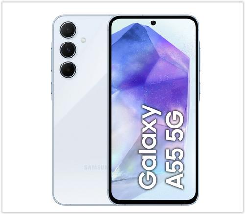 SAMSUNG Galaxy A55 5G 8GB/256GB Awesome IceBlue modrý smartphone (mobilní telefon) verze Global EU - AGEMcz