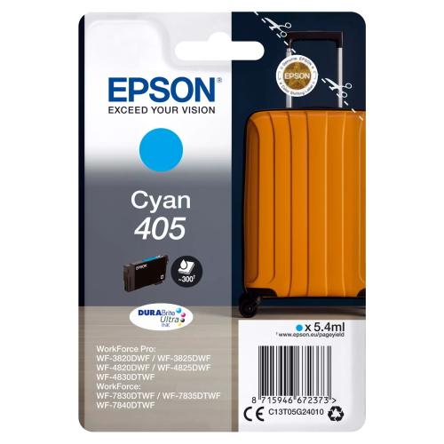 EPSON originální náplň 405 DURABrite Ultra azurová