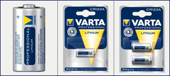 VARTA CR123A = CR17345 foto baterie lithiová blistr 1ks - AGEMcz