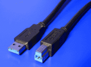 KABEL USB A-B 2.0m USB3.0 černý - AGEMcz