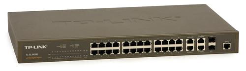 TP-LINK TL-SL5428E 24port 10/100Mbps + 4-Port Gigabit L2 Managed Switch - Doprodej AGEMcz
