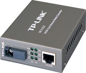TP-LINK MC112CS převodník  WDM, 10/100, support SC fiber singlmode - Verze 2 (9V) - AGEMcz