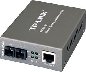 TP-LINK MC200CM převodník , 1000TX/1000FX MM, SC, 0,5 km - Verze 2 (9V) - AGEMcz