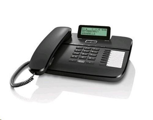 SIEMENS Gigaset DA710 stolní telefon, 3-řádkový display, 8 kláves přímé volby, černý - AGEMcz
