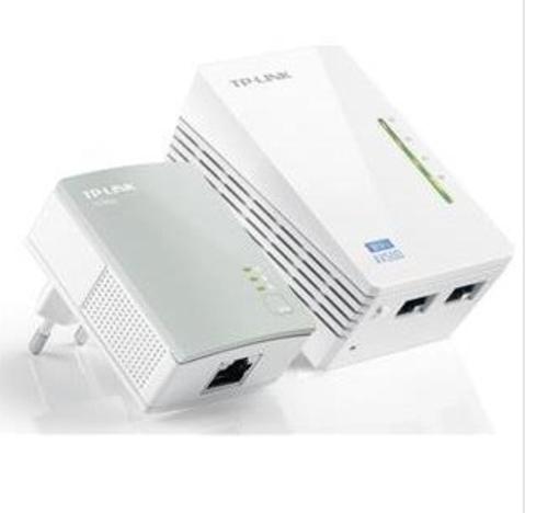 TP-LINK TL-WPA4220 STARTER-KIT 500Mbit Powerline Ethernet extender Wireless N 300Mbps, 2 kusy, (wifi, homeplug) - AGEMcz