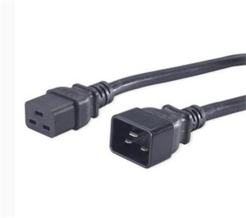 Kabel síťový prodlužovací 1.5m 220V/230V napájecí GEMBIRD (konektory IEC320 C19 a C20) - AGEMcz