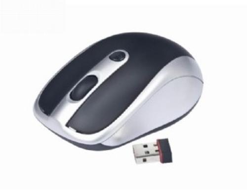 GEMBIRD myš MUSW-002 Wireless, optical, 2,4 GHz, USB nano přijímač, napájení 2x AAA - AGEMcz