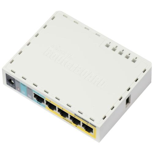 MIKROTIK RouterBOARD RB750UPr2 Atheros AR7241 CPU, 32MB RAM, 5xLAN, montážní krabice, napájecí adaptér, RouterOS L4 - AGEMcz