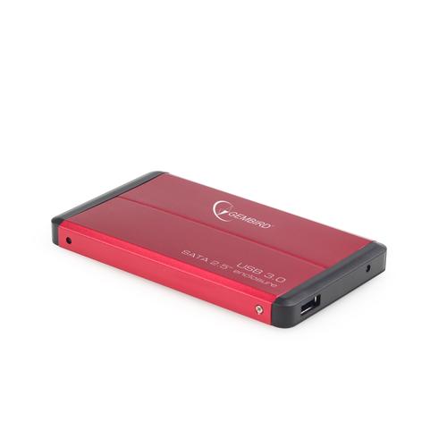 HDD kit ext GEMBIRD USB 3.0 2,5"zař., red, Hot-swap, PnP,pro SATA,EE2-U3S-2 - AGEMcz