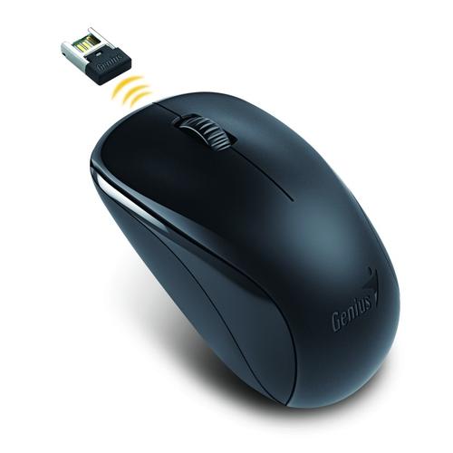 GENIUS myš NX-7000 Wireless,blue-eye senzor 1200dpi, USB black - AGEMcz