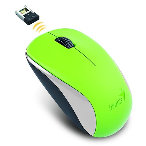 GENIUS myš NX-7000 Wireless,blue-eye senzor 1200dpi, USB green - AGEMcz