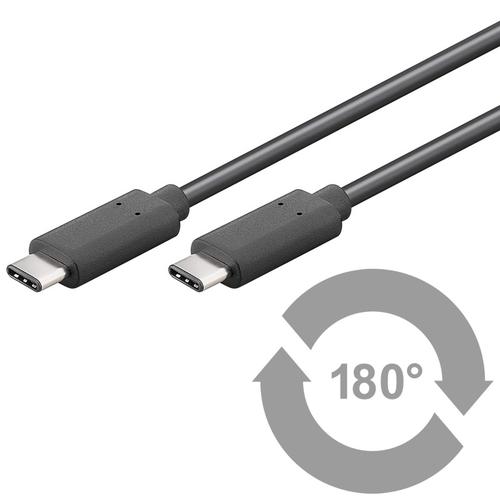 KABEL USB 3.1 konektor C/male - USB 3.1 konektor C/male, 0.5m - AGEMcz