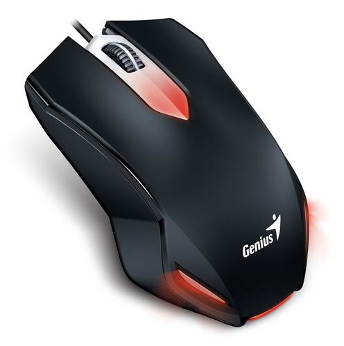GENIUS myš GAMING X-G200 1000dpi, USB, černá, podsvícená, herní, drátová
