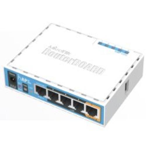 MIKROTIK RouterBOARD RB952Ui-5ac2nD, hAP ac lite,CPU 650MHz, 5x LAN, 2.4+5Ghz, 802.11a/b/g/n/ac, USB, 1x PoE out, case - AGEMcz