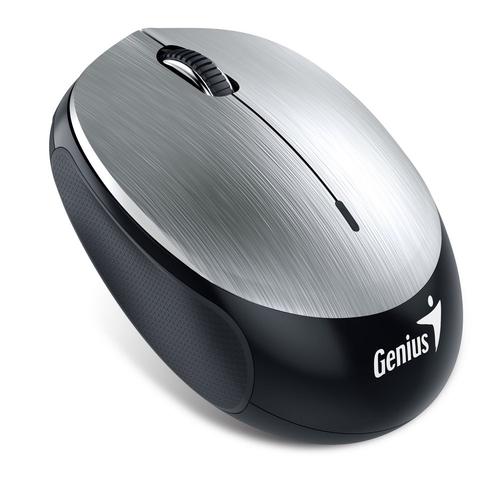 GENIUS myš NX-9000BT Wireless,Bluetooth 4.0, 1200dpi, USB stříbrná, dobíjecí baterie - AGEMcz