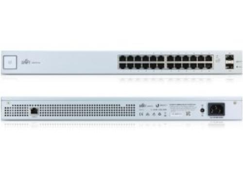 UBIQUITI UniFiSwitch US-24 24-port Gigabit Ethernet Switch with SFP, no PoE - AGEMcz