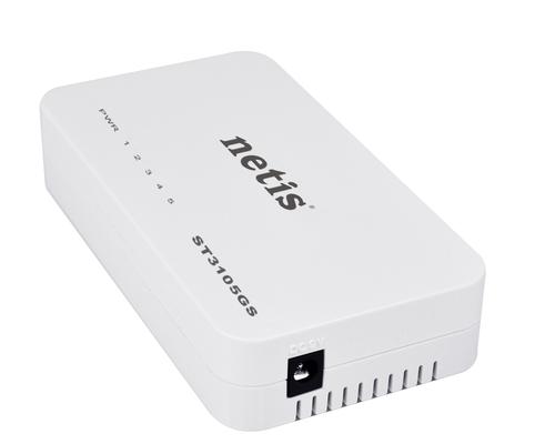 NETIS ST3105GS GBit switch, 5x 10/100/1000Mbps 5port mini size - AGEMcz