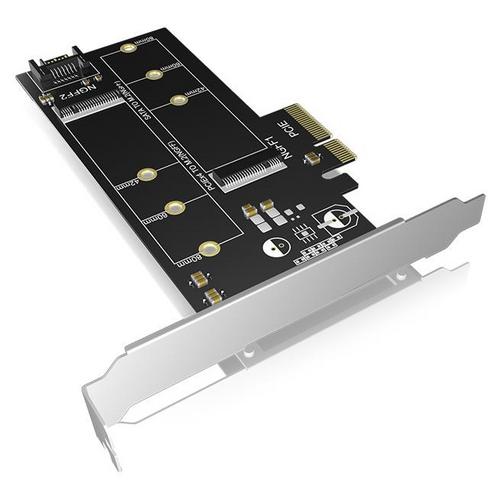RAIDSONIC IB-PCI209 PCI-Express rozšiřující karta 2x M.2 PCIe SSD - AGEMcz